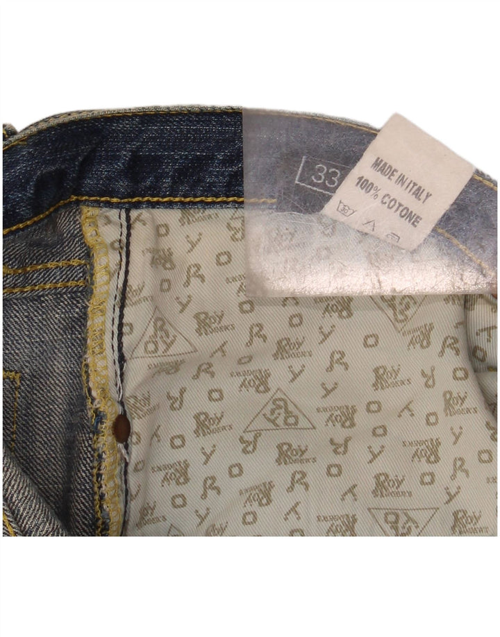 ROY ROGERS Jeans dritti da uomo De Luxe W33 L36 cotone blu