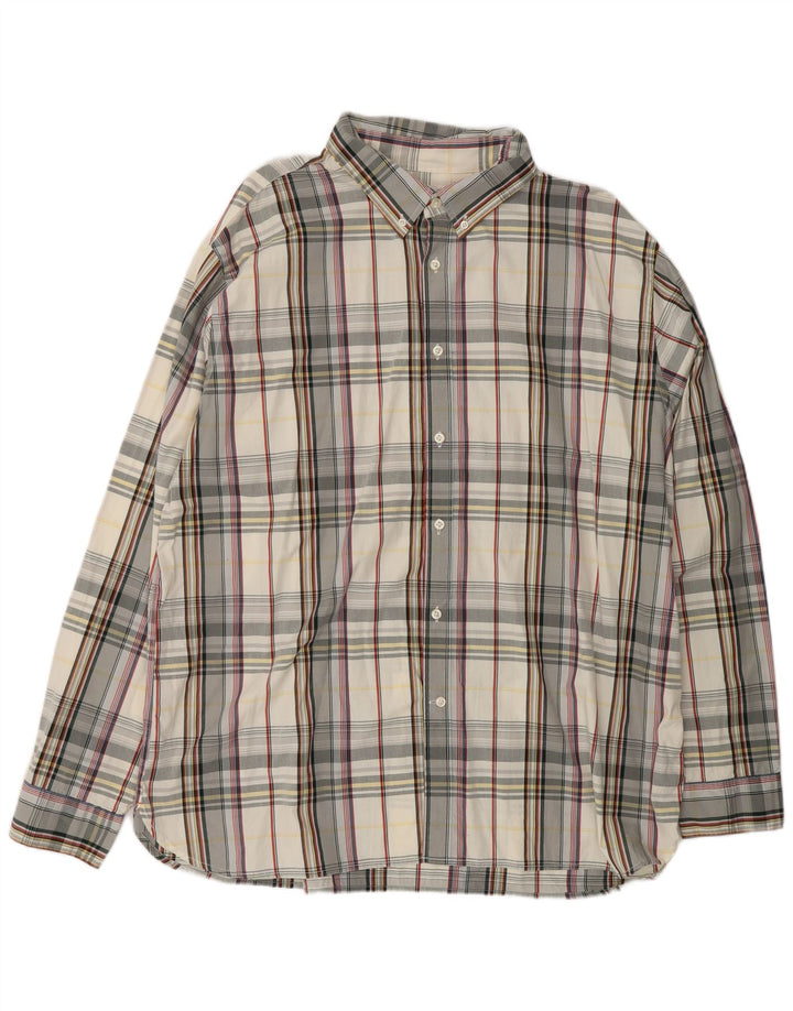 DOCKERS Camicia da uomo 2XL in cotone a quadri multicolore