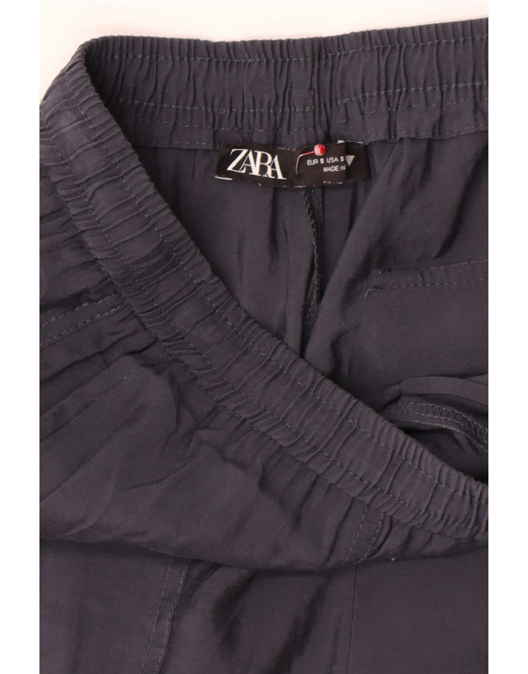 Pantaloni corti dritti da donna Zara piccoli W28 L25 grigi