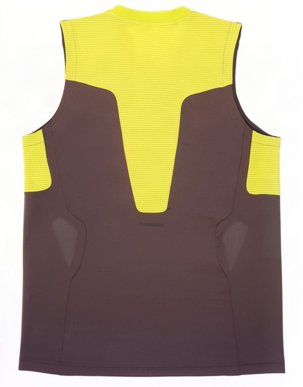 Adidas Boys Vest Top 13-14 Years Grey Colourblock