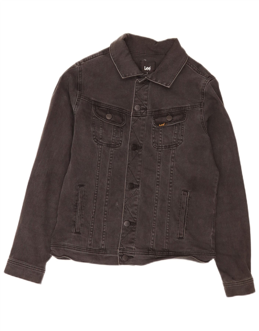 Giacca di jeans Lee per ragazzi 7-8 anni in cotone nero