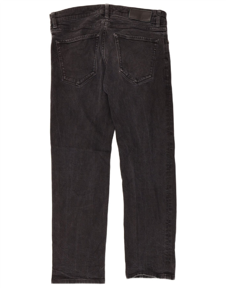 Jeans dritti da uomo Hugo Boss W32 L27 cotone grigio