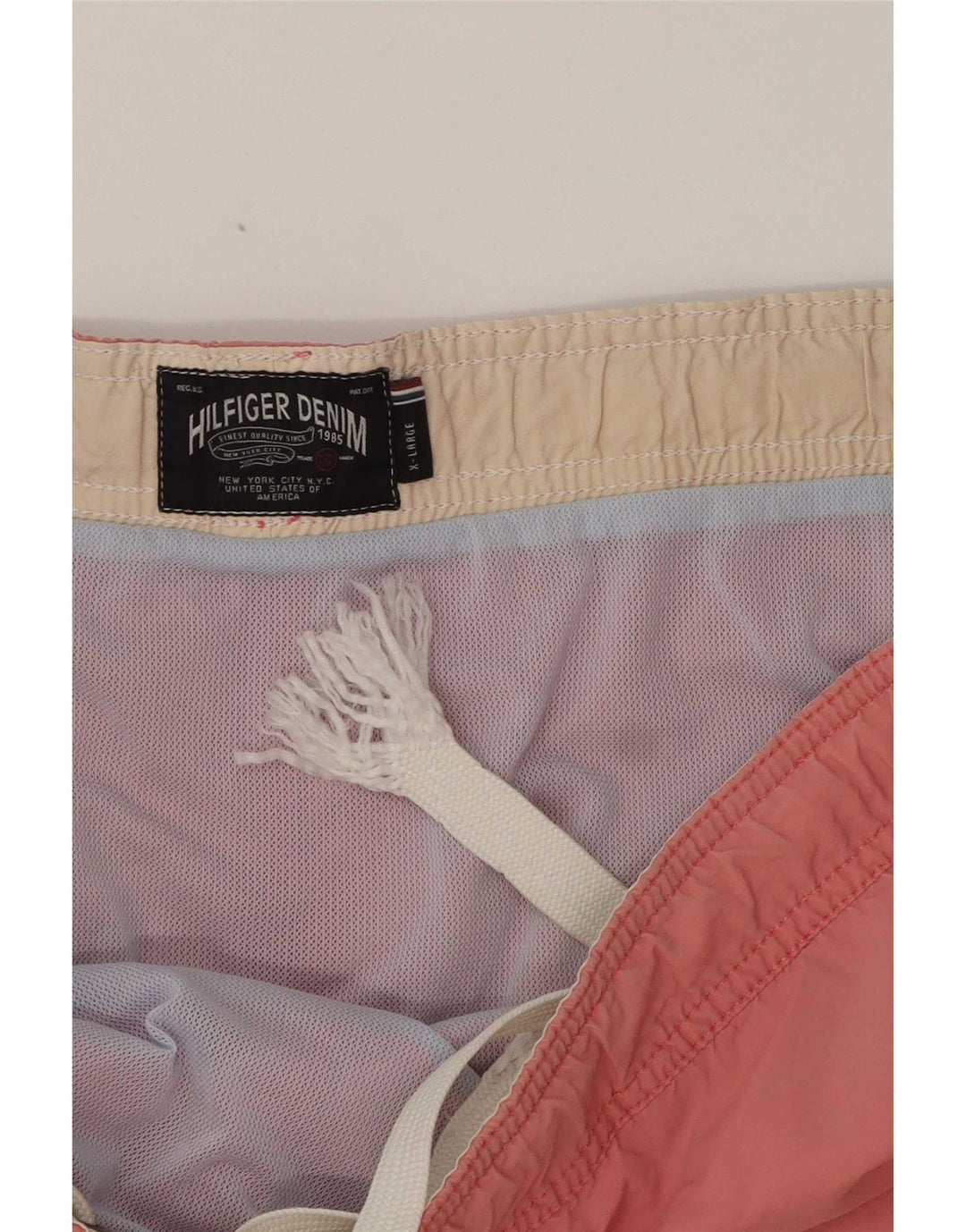 Pantaloncini da bagno da uomo Tommy Hilfiger XL in nylon rosa