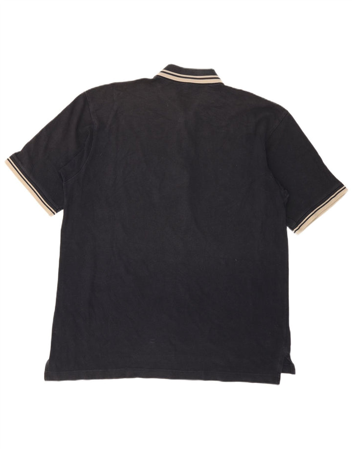 Polo da uomo Sergio Tacchini a righe grandi nere