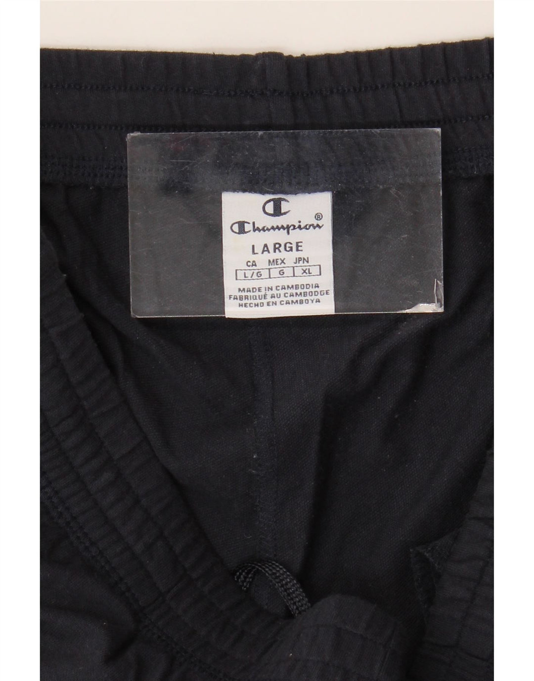 Pantaloni da tuta da uomo CHAMPION grandi blu navy