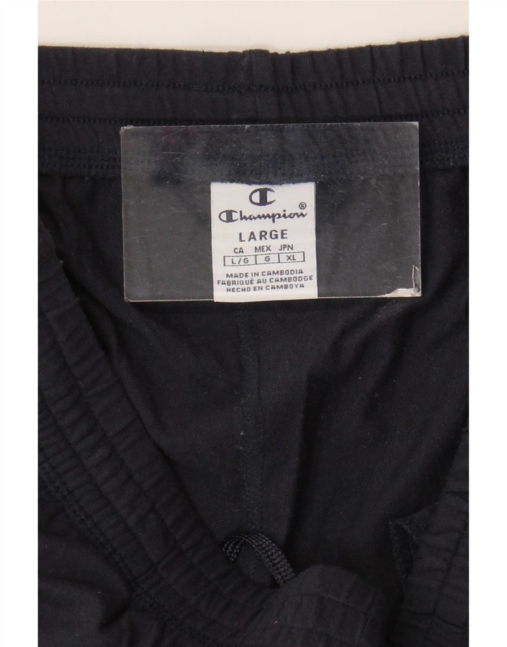Pantaloni da tuta da uomo CHAMPION grandi blu navy