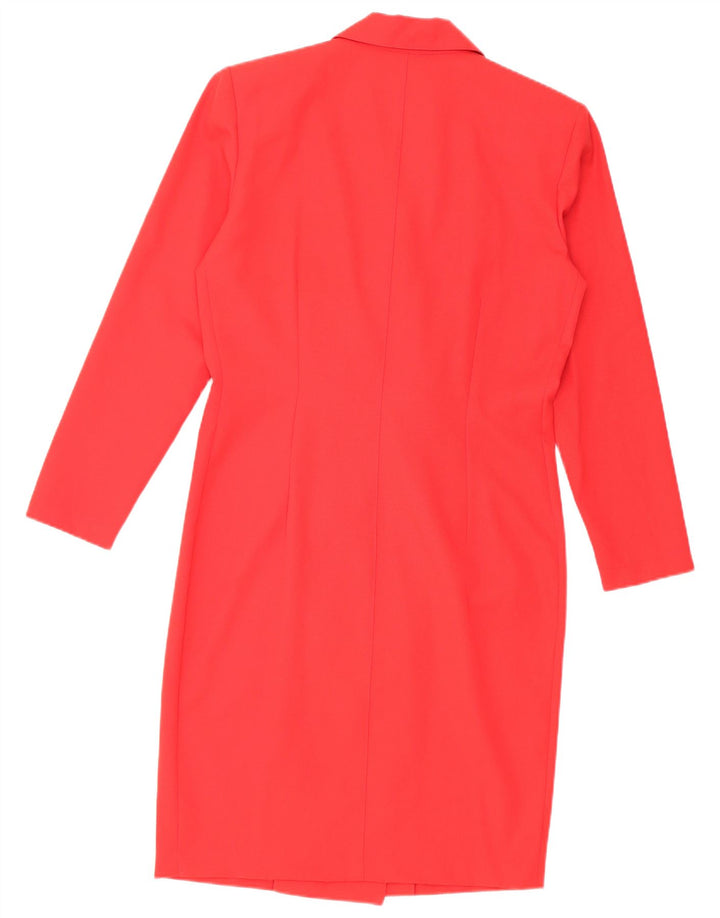 Abito tubino vintage da donna IT 44 rosso medio