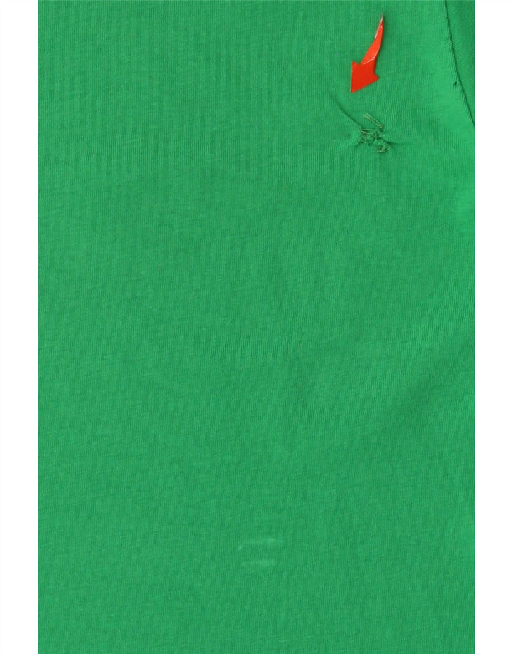 T-shirt grafica da uomo Champion Top in cotone verde medio