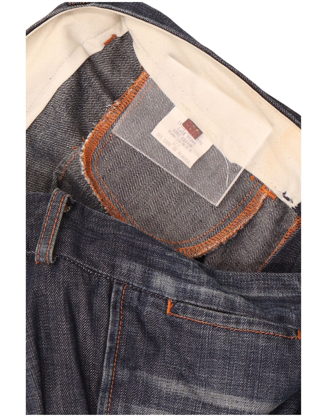 7 For All Mankind Jeans svasati da donna W27 L34 Cotone blu navy