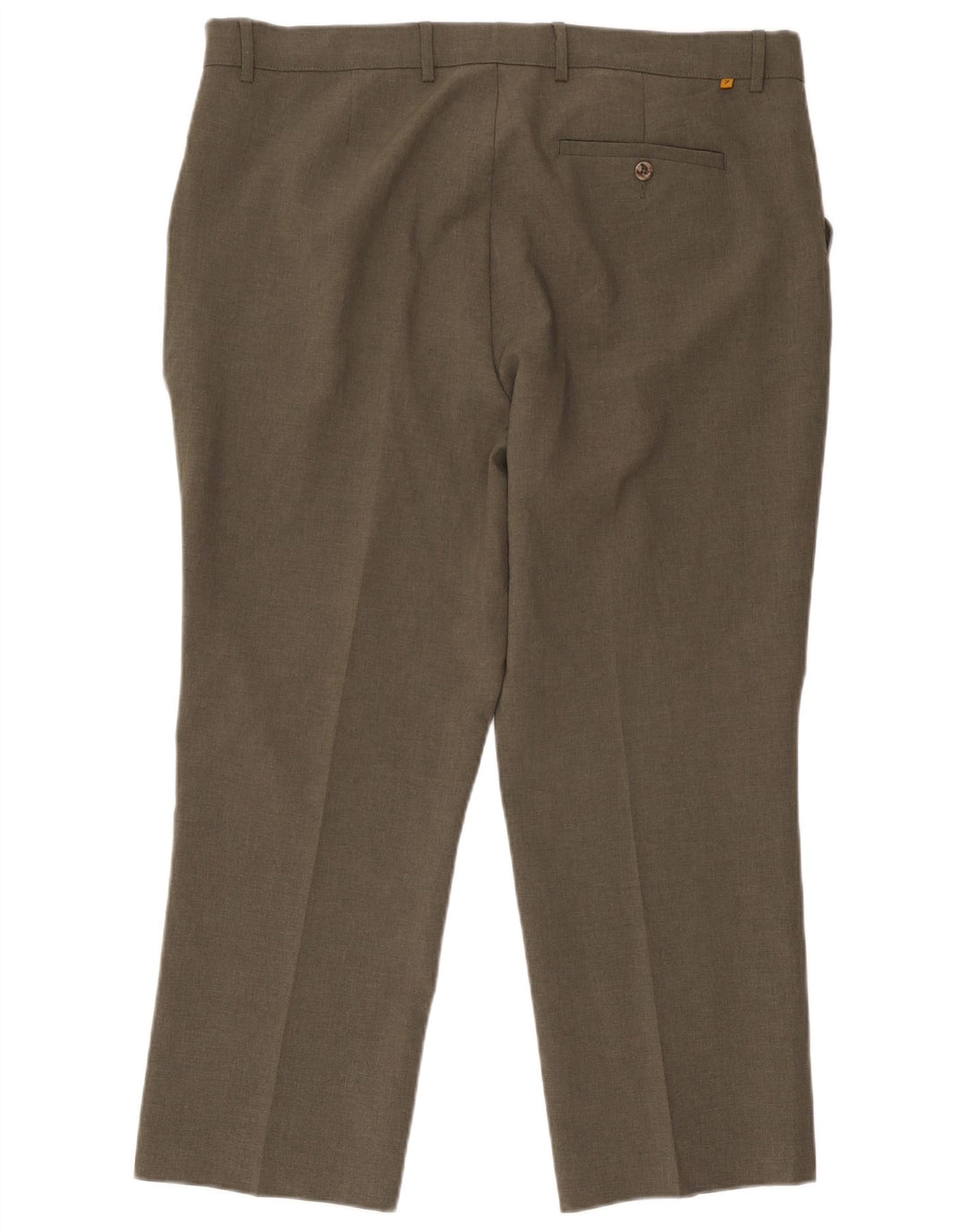 Pantaloni casual affusolati da uomo Farah W42 L27 poliestere kaki