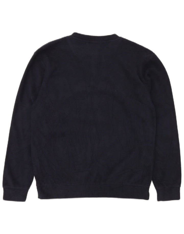 AUSTRALIAN L'ALPINA Maglione in pile da uomo medio blu navy poliestere