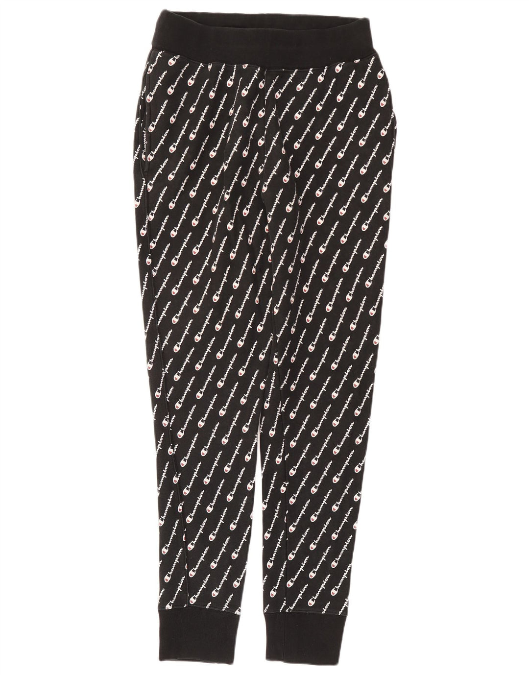 Pantaloni da tuta con grafica Champion Reverse Weave da uomo, pantaloni da jogging, grandi, neri