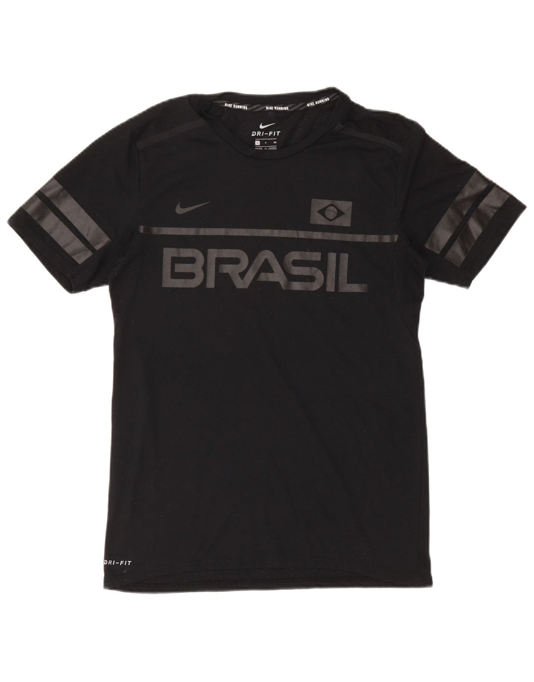 T-shirt grafica NIKE Brasil da uomo, piccola, nera