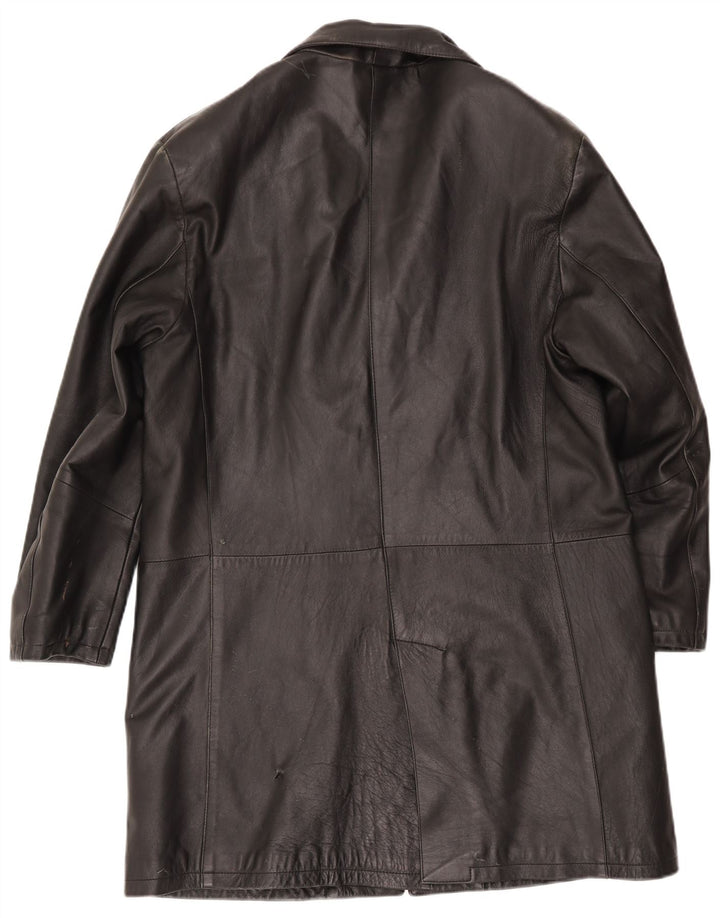 Cappotto in pelle da uomo Sorbino UK 44 2XL Nero