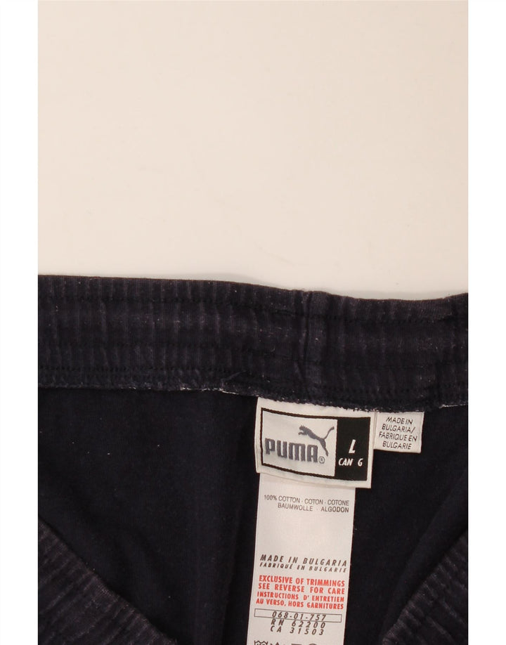 Pantaloncini sportivi PUMA da uomo grandi blu navy