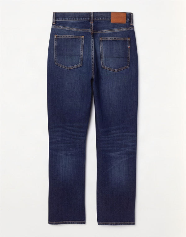 Tommy Hilfiger Uomo Mercer Regular Fit Jeans dritti W32 L30 Blu Navy