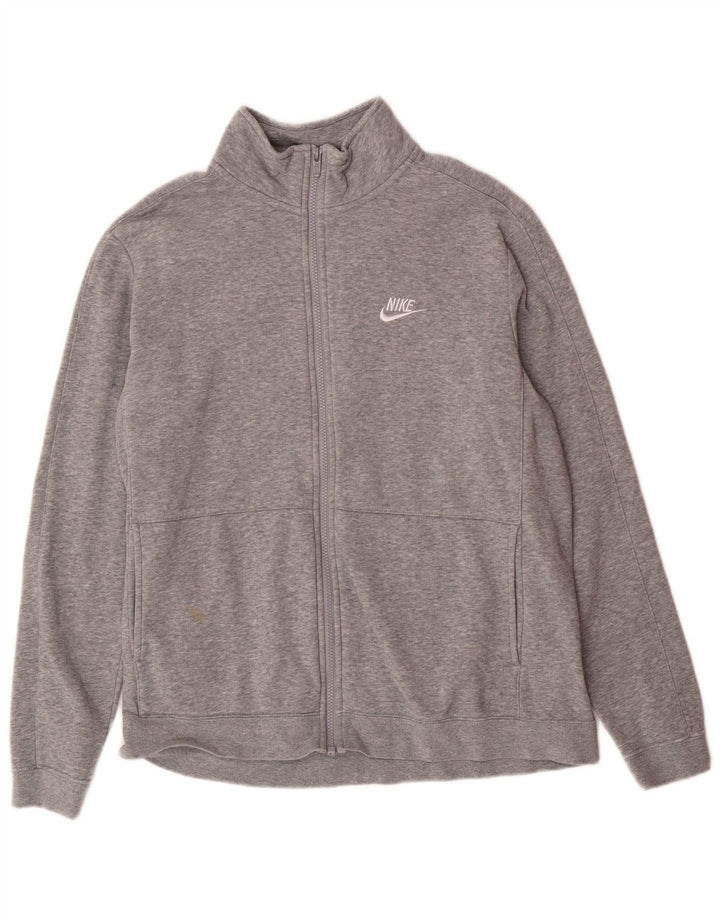 Giacca da ginnastica da uomo Nike Large in cotone grigio