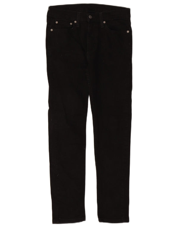 LEVI'S Jeans skinny 510 da donna W29 L27 cotone nero