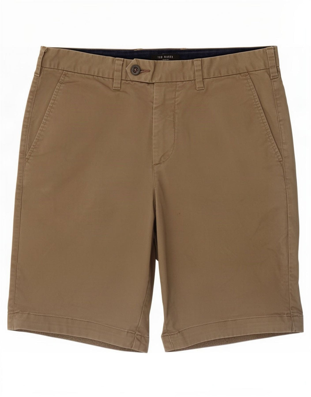 Pantaloncini chino da uomo Ted Baker W30 cotone kaki medio