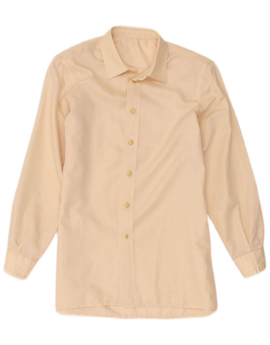 Camicia vintage da uomo piccola beige