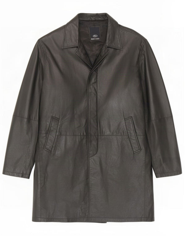 Cappotto in pelle da uomo Matinee UK 44 2XL Nero