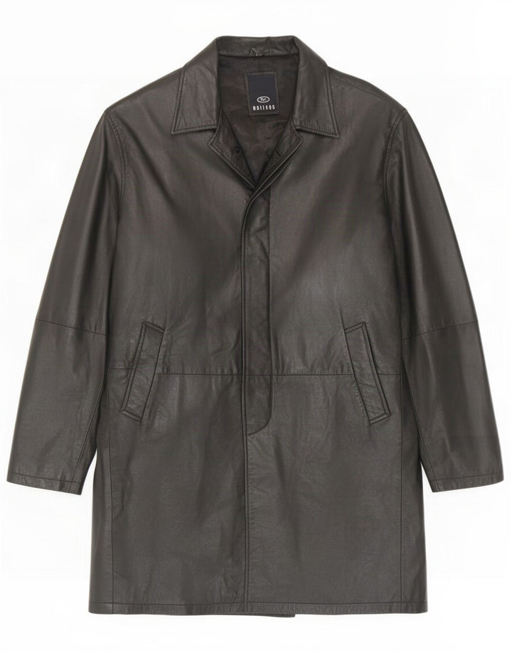 Cappotto in pelle da uomo Matinee UK 44 2XL Nero