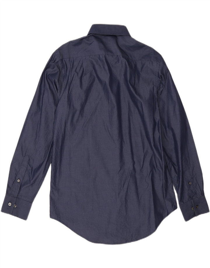 Camicia slim fit da uomo Calvin Klein grande blu navy