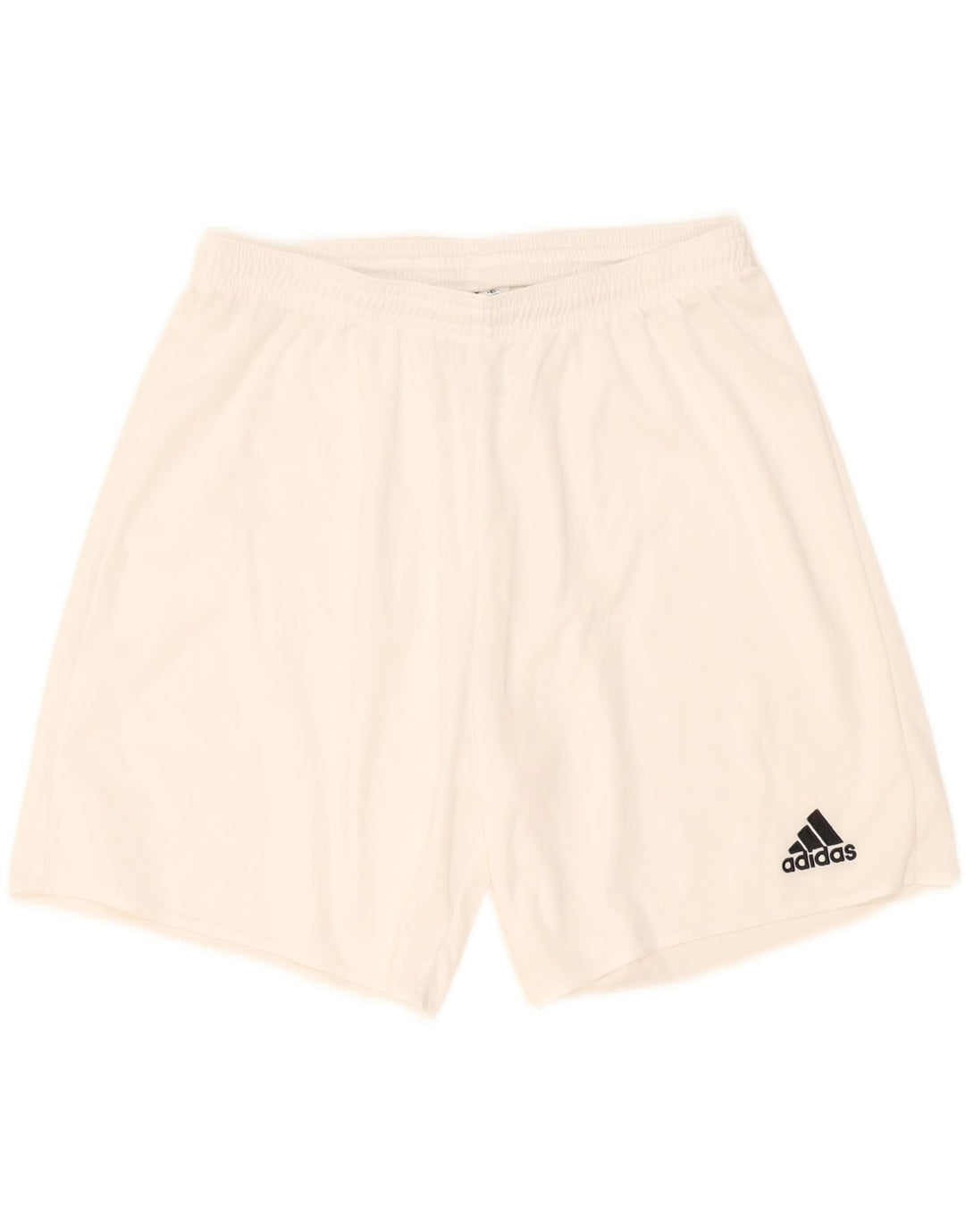 Pantaloncini sportivi da uomo Adidas grandi bianchi in poliestere