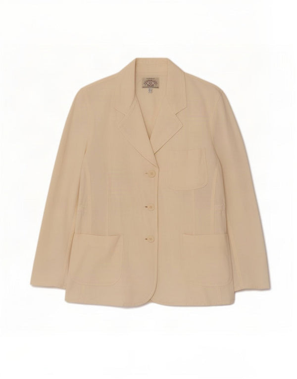 Giacca Blazer a 3 Bottoni da Donna Armani Jeans IT 44 Medio Bianco