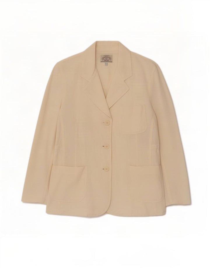Giacca Blazer a 3 Bottoni da Donna Armani Jeans IT 44 Medio Bianco