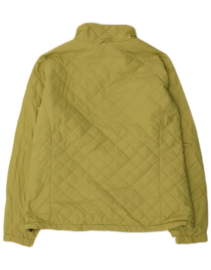 Giacca trapuntata da donna Columbia UK 18 XL verde poliestere
