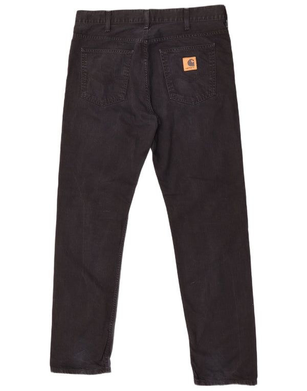 Jeans slim da uomo Carhartt W34 L32 cotone blu navy
