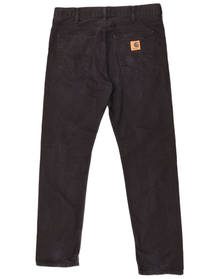 Jeans slim da uomo Carhartt W34 L32 cotone blu navy