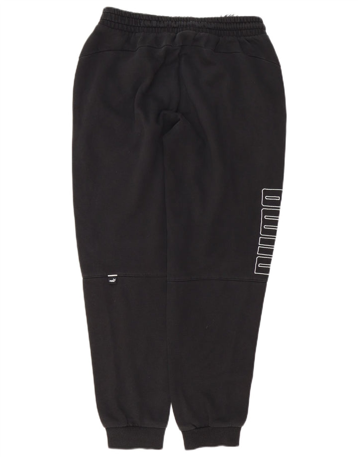 Pantaloni da tuta grafica da uomo Puma Joggers medio cotone nero