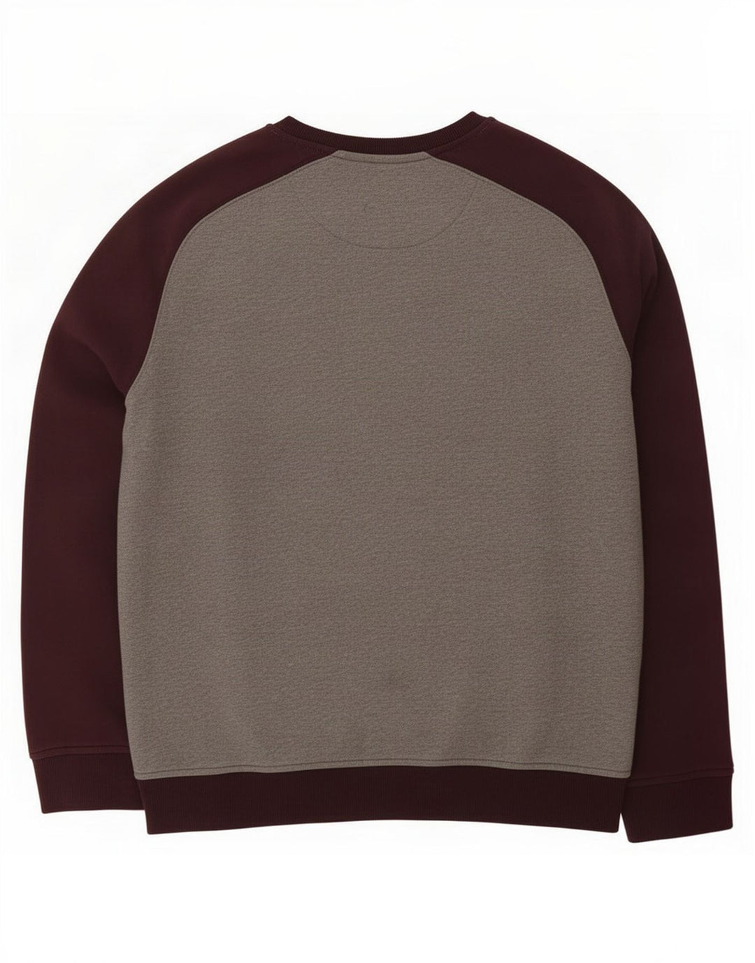 Lyle & Scott Felpa da uomo Maglione grande in cotone color block grigio