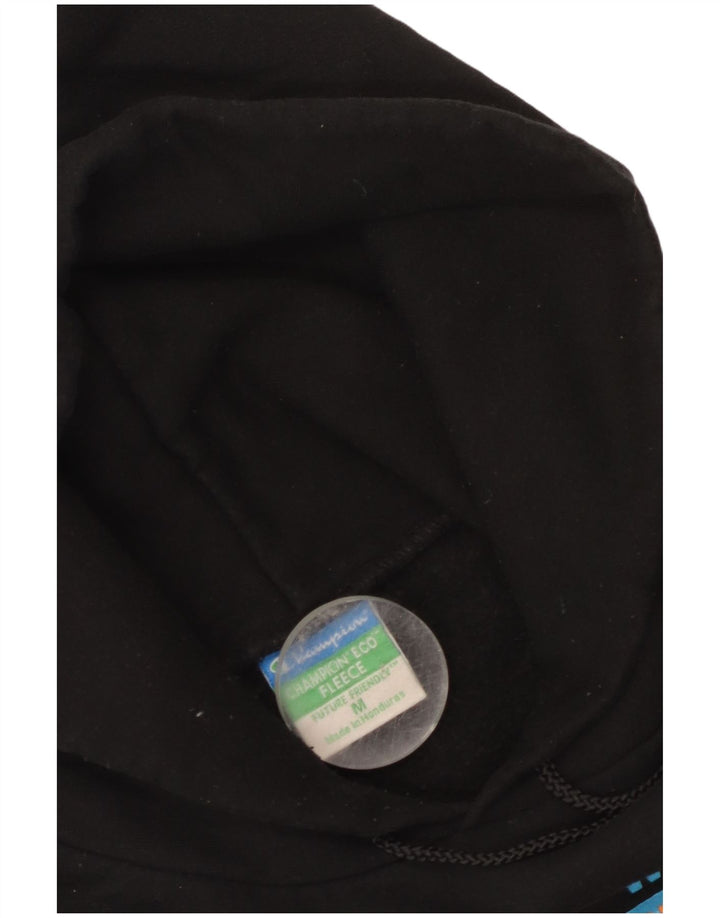 Maglione con cappuccio da uomo Champion medio nero