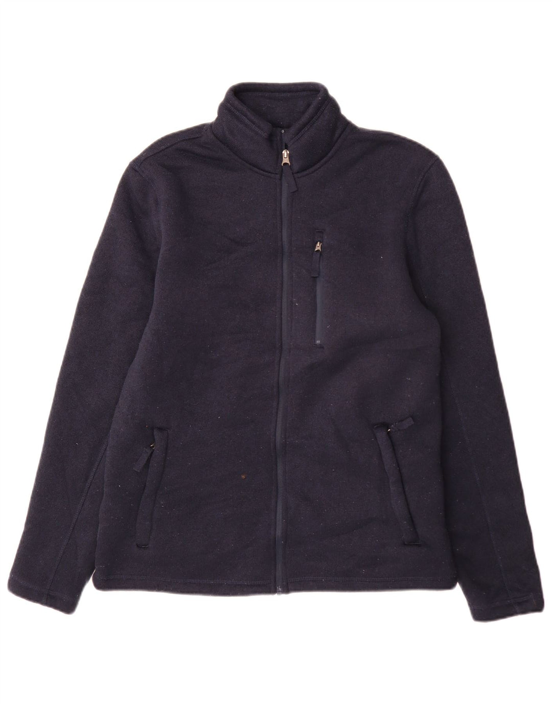 Giacca da uomo Marks & Spencer Sherpa in poliestere medio blu navy