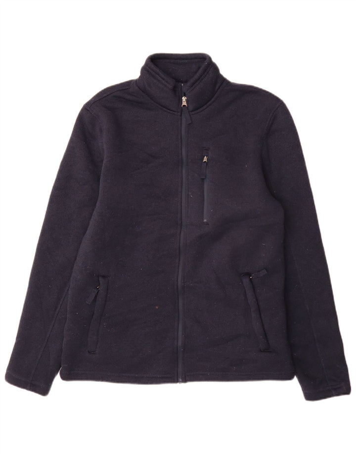 Giacca da uomo Marks & Spencer Sherpa in poliestere medio blu navy