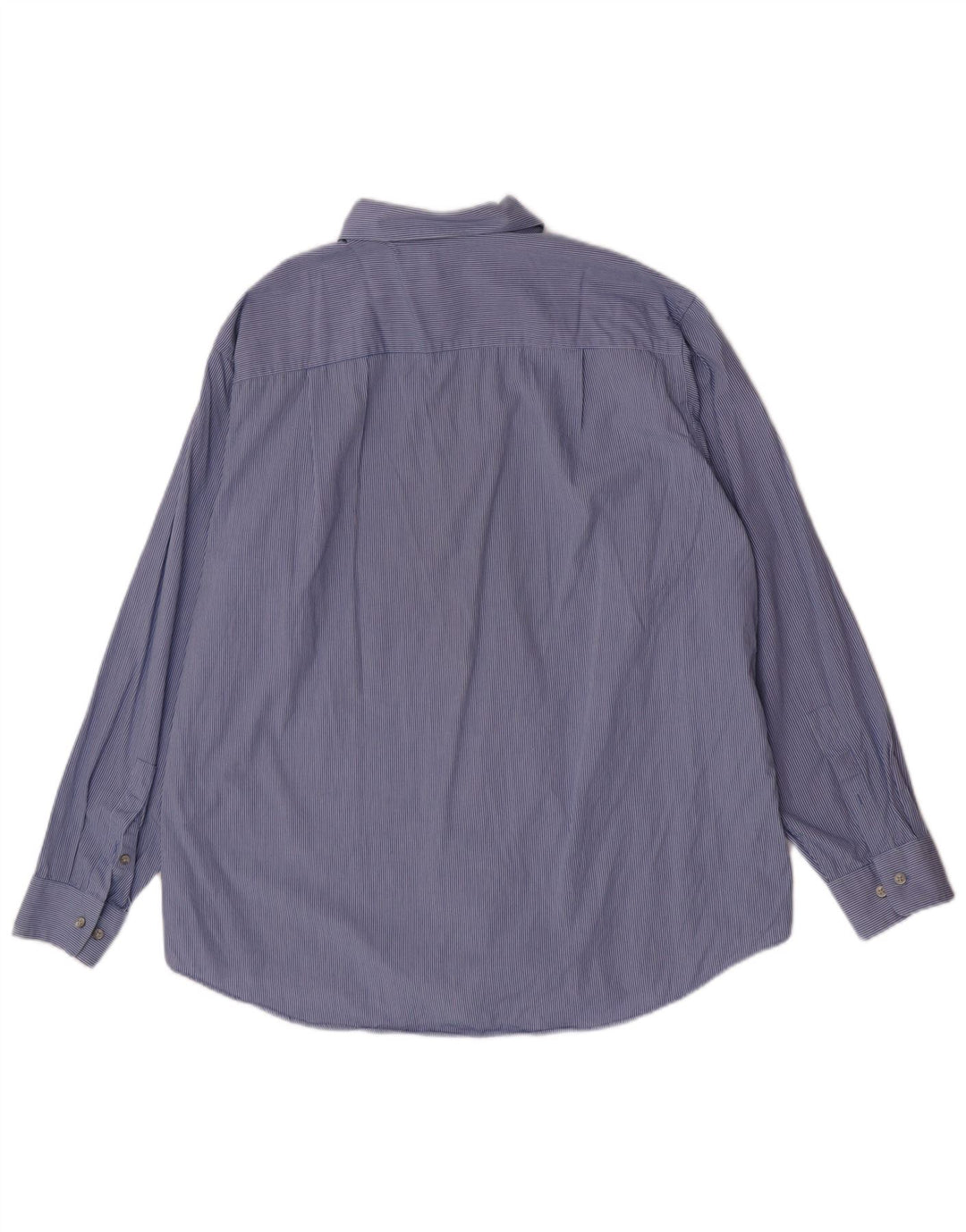 Camicia da uomo Calvin Klein taglia 17 XL in cotone a righe blu