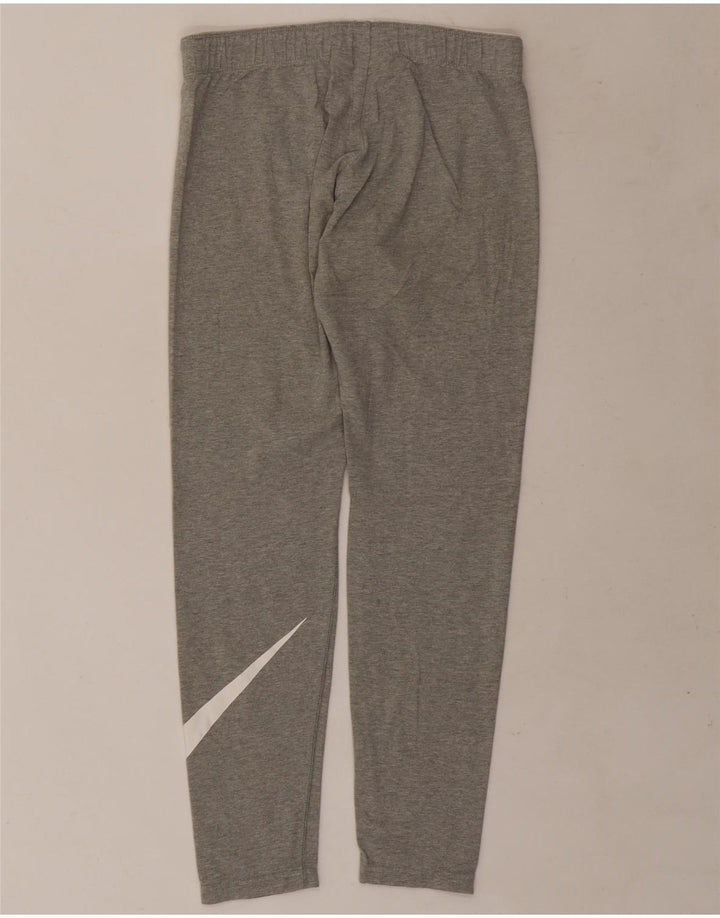 Leggings grafici da donna Nike UK 12 cotone grigio medio