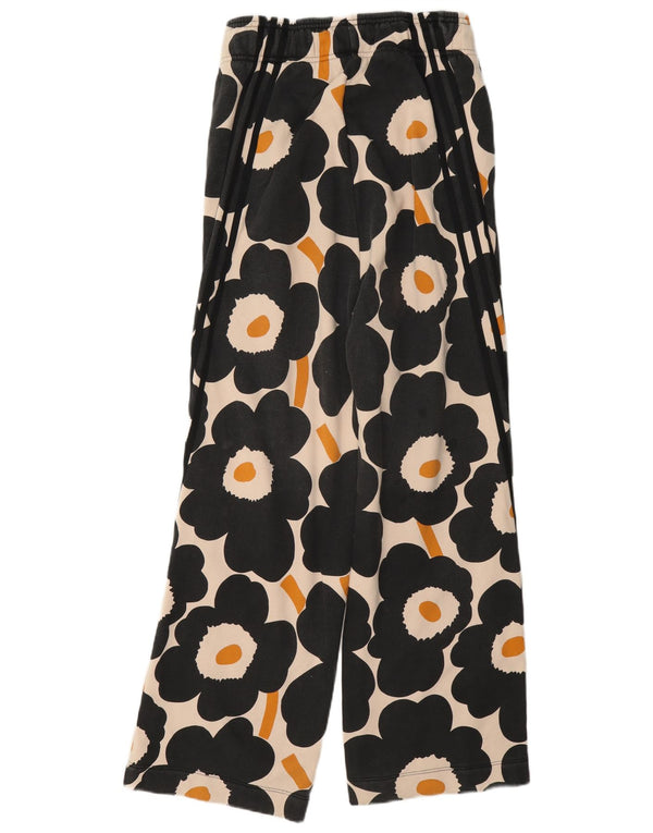Pantaloni da tuta con grafica Adidas Marimekko da donna UK 8/10 Small Off White