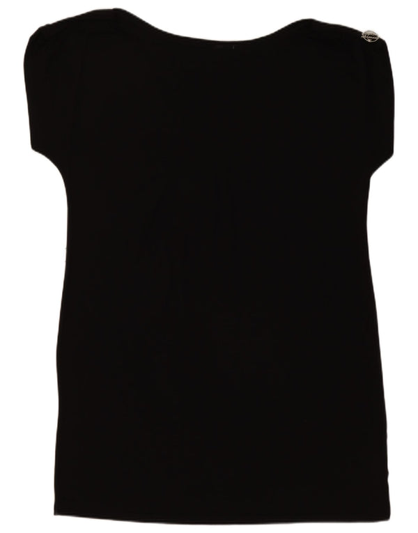 Abito T-shirt da donna Emporio Armani UK 14 medio nero