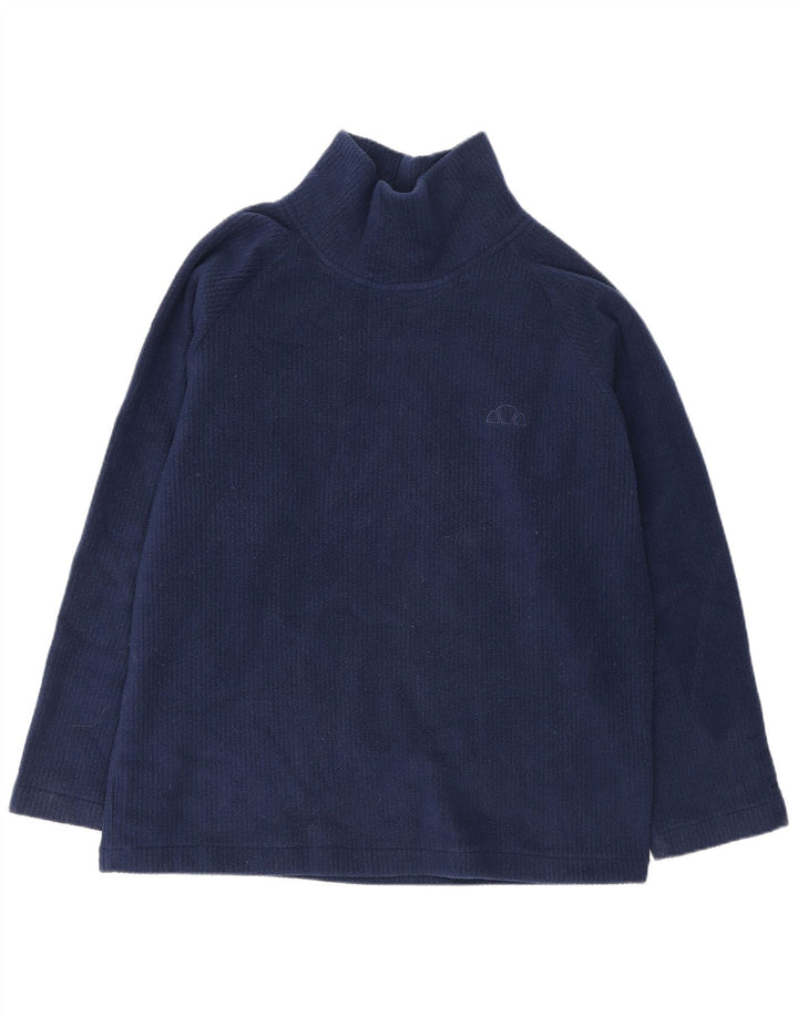 Maglione in pile oversize da donna Ellesse UK 16 Large in poliestere blu navy