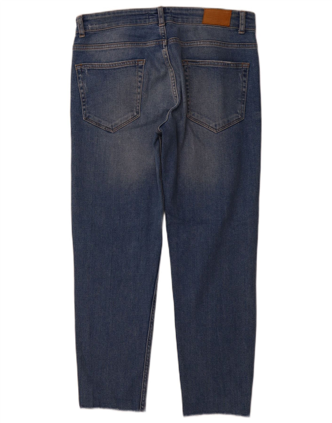 ZARA Mens Distressed Slim Jeans EU 42 Large W32 L26 Blue Cotton
