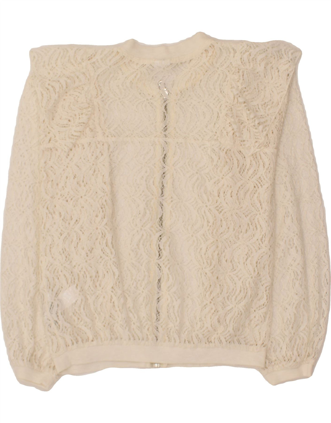 ZARA Girls Bomber Jacket 13-14 Years Off White Cotton Vintage Zara and Second-Hand Zara from Messina Hembry 
