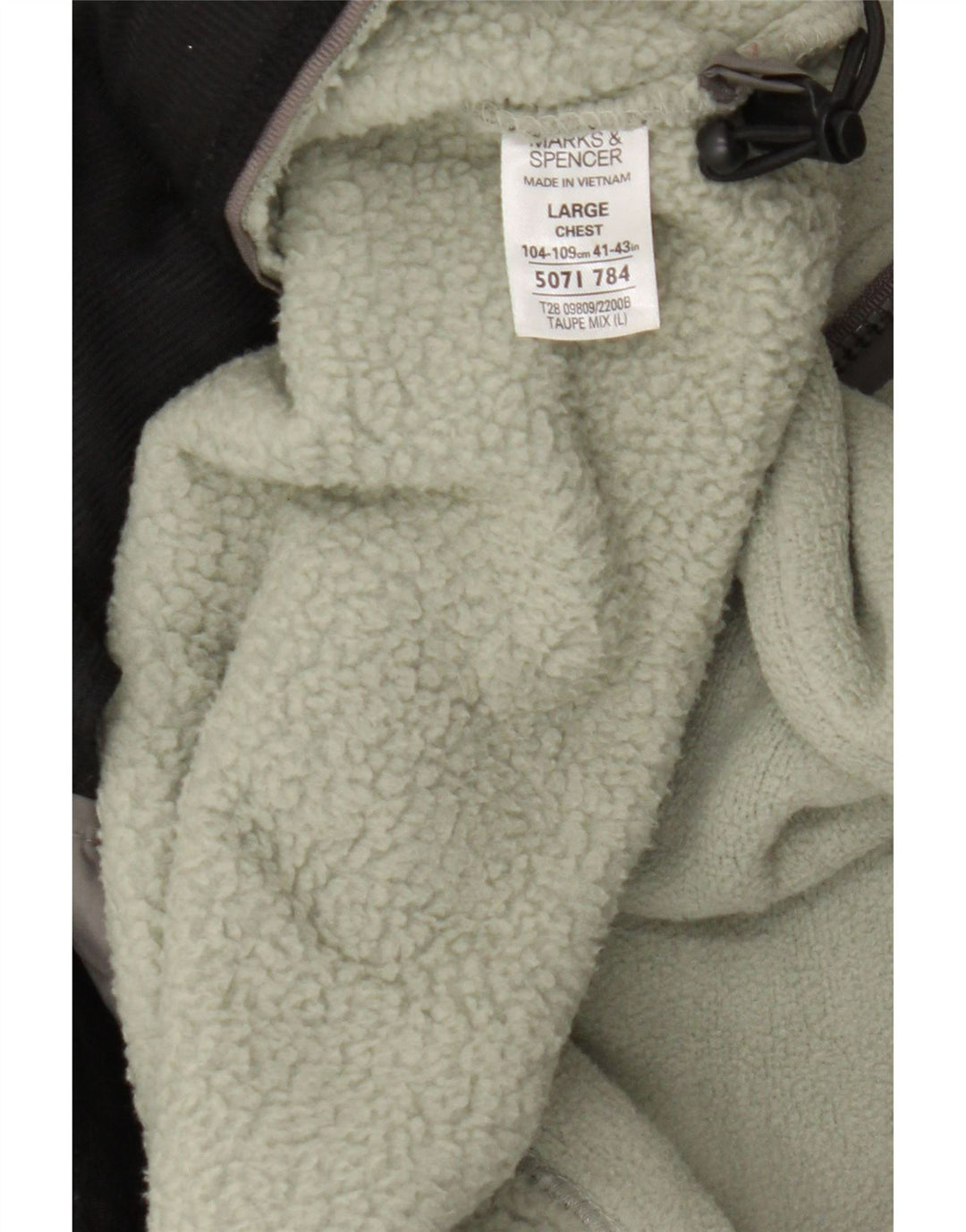 Giacca in pile Marks & Spencer da uomo blu Harbour UK 40 grande verde