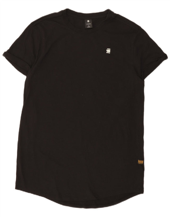 T-shirt da uomo G-Star Top grande in cotone nero