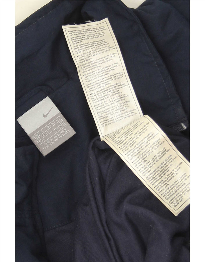 Giacca da tuta da uomo Nike UK 44/46 XL Poliestere color block blu navy