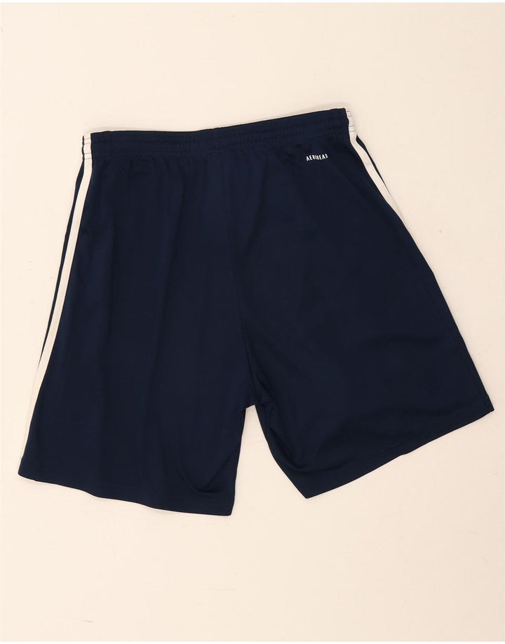 Pantaloncini sportivi Adidas da uomo medi blu navy