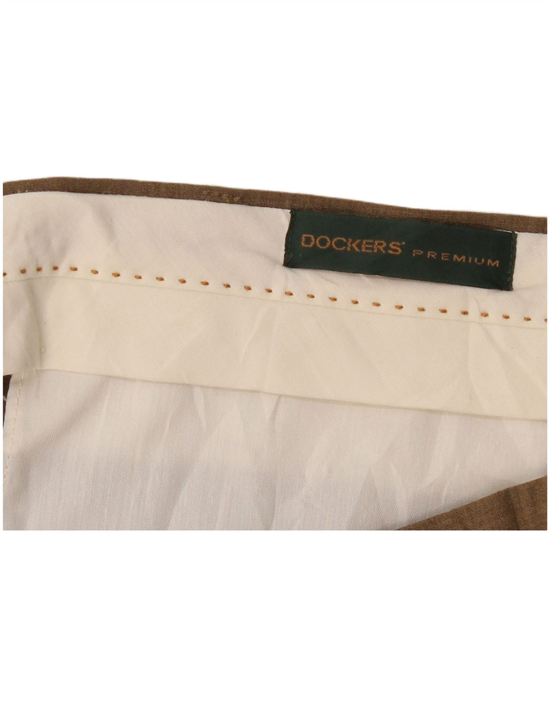 Pantaloni da abito da uomo con ancoraggio Dockers W36 L27 Cachi
